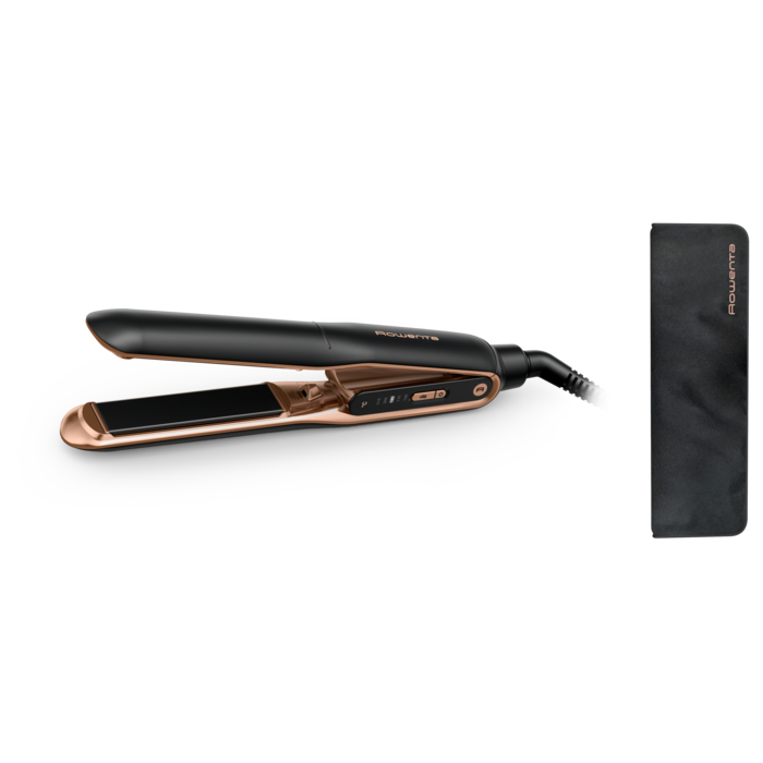 Rowenta Thermocare Ultimate Experience de Rowenta, Plancha de pelo, 5 temperaturas, Revestimiento de Titanio, Tecnología Thermocare