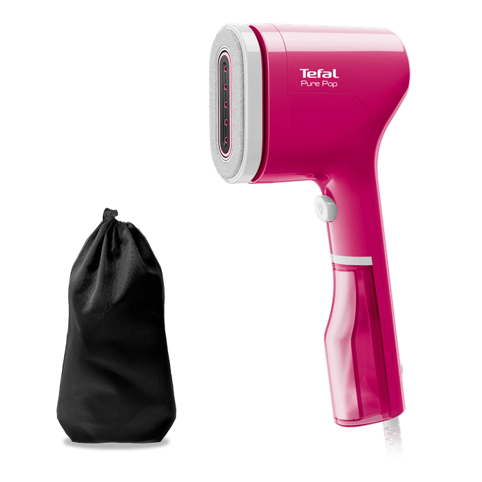 Уред за гладене с пара Tefal DT2023F0, 1300W, 70 мл, 20 г/мин, Индикатор за готовност, Автоматично изключване, Розов