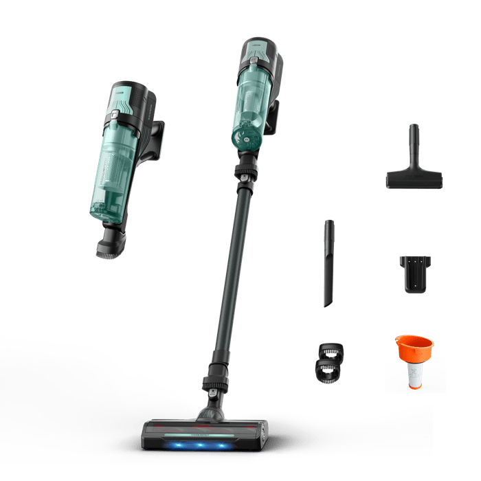 Rowenta X-Force 8.80 de Rowenta, Aspiradora Escoba Sin Cable, limpieza potente, 100 AW, Larga autonomía, 1,3 kg en modo de mano, Modelo para Alergias