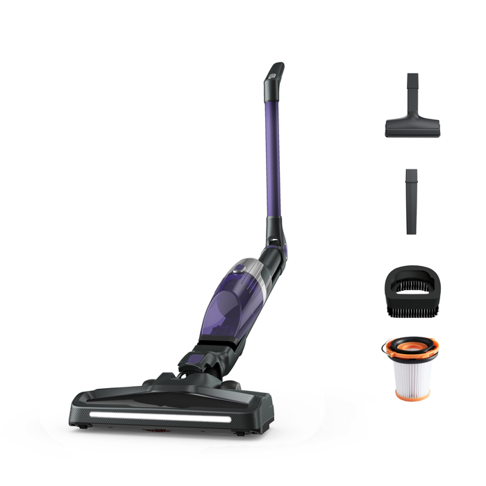 Rowenta X-Trem Compact 2 en 1, Aspiradora sin cable, Aspiradora de mano, Tecnología Flex, Lila