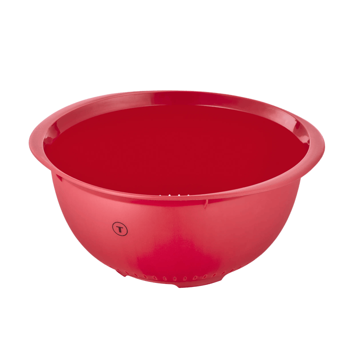 Tefal Ingenio+ Colador, Utensilio de cocina, Uso fácil, Fácil de limpiar, Rojo
