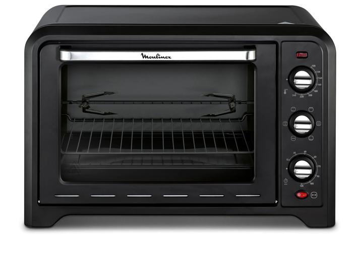 Moulinex Optimo, Horno de convección, 39 L, 7 modos de cocción, Negro