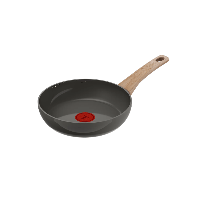 Tefal Renew, Sartén 20 cm, Revestimiento cerámico antiadherente, Cuerpo de aluminio 100% reciclado, Thermo-Signal, Compatible con inducción