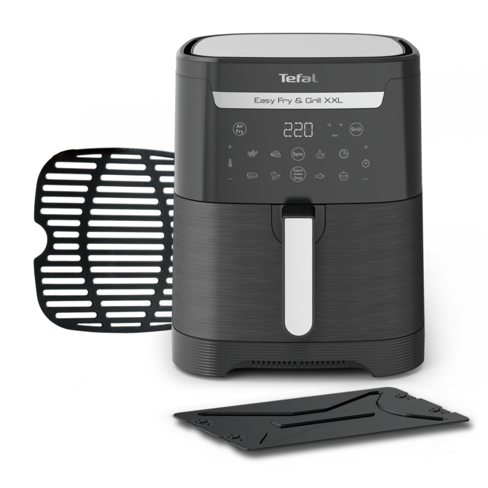 Tefal Easy Fry & Grill XXL, Freidora de Aire, Digital, 6,5L, Negra
