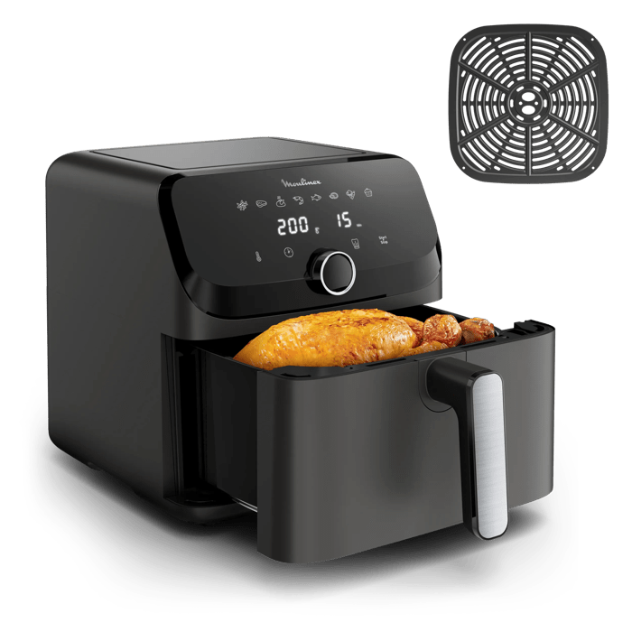 Moulinex Easy Fry Mega 7.5 L, Coal Grey