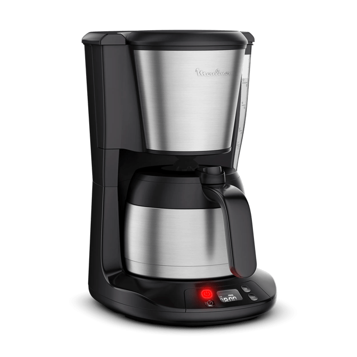 Moulinex Subito, Cafetera de filtro, Jarra térmica, 0,9 L, 12 tazas
