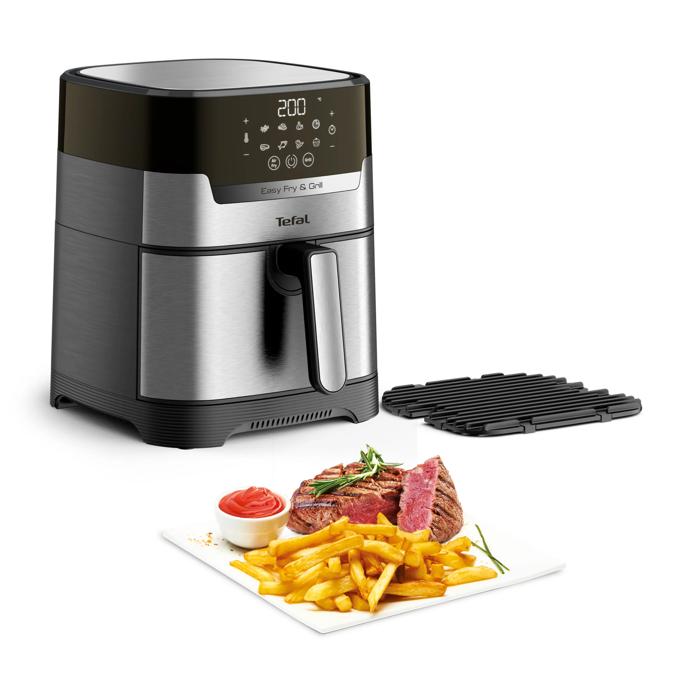 Tefal Easy Fry & Grill Deluxe Heißluftfritteuse Ey505d 1510002069