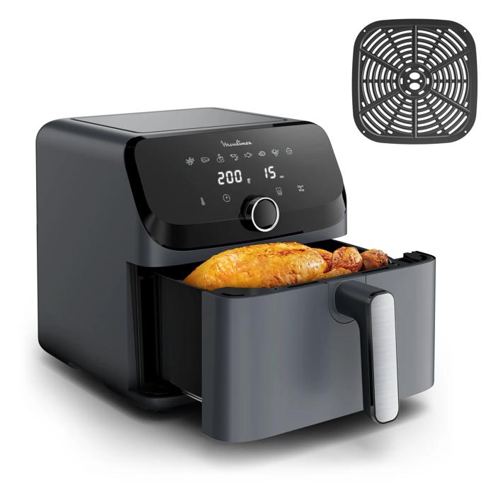 Moulinex Easy Fry Mega 7,5 L, Cinzento Java Pepper