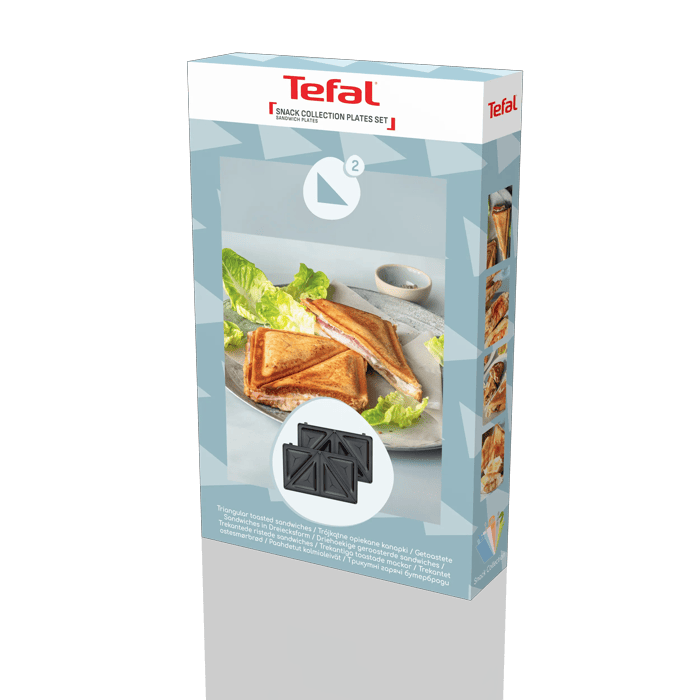 Tefal 2 Dreieck-Sandwich-Platten Snack Collection Xa8102f0 1510002864