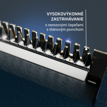 TN6204E0 Forever Sharp Ultimate, pánsky zastrihávač fúzov, Rowenta, čierny