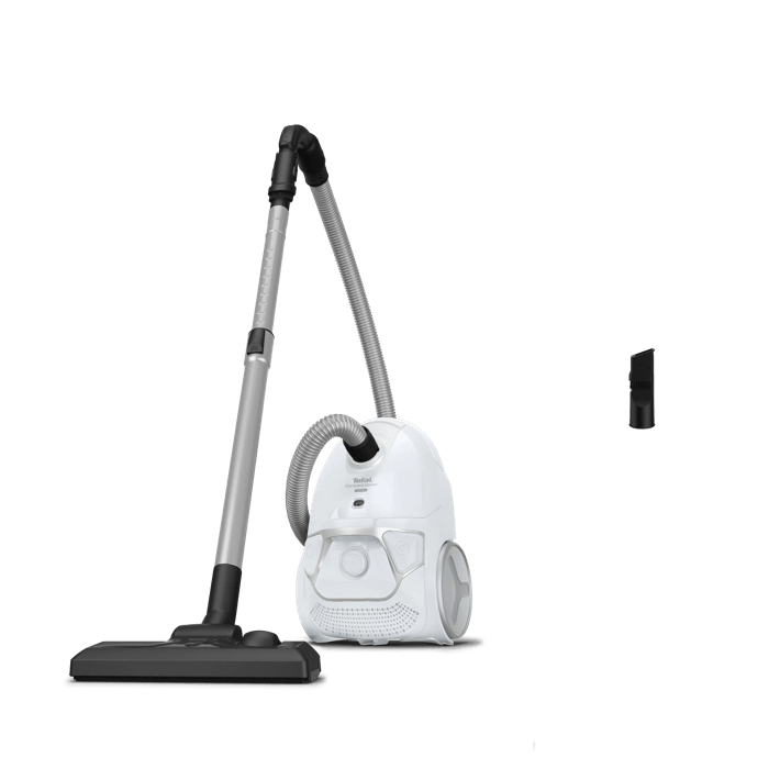 Tefal Compact Power, odkurzacz workowy, 750 W, duży zasięg, filtracja