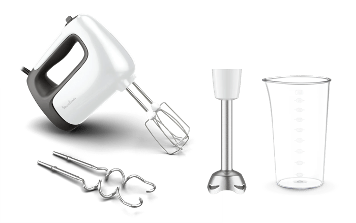 Moulinex PREP'MIX+ COM PÉ DE VARINHA EM INOX