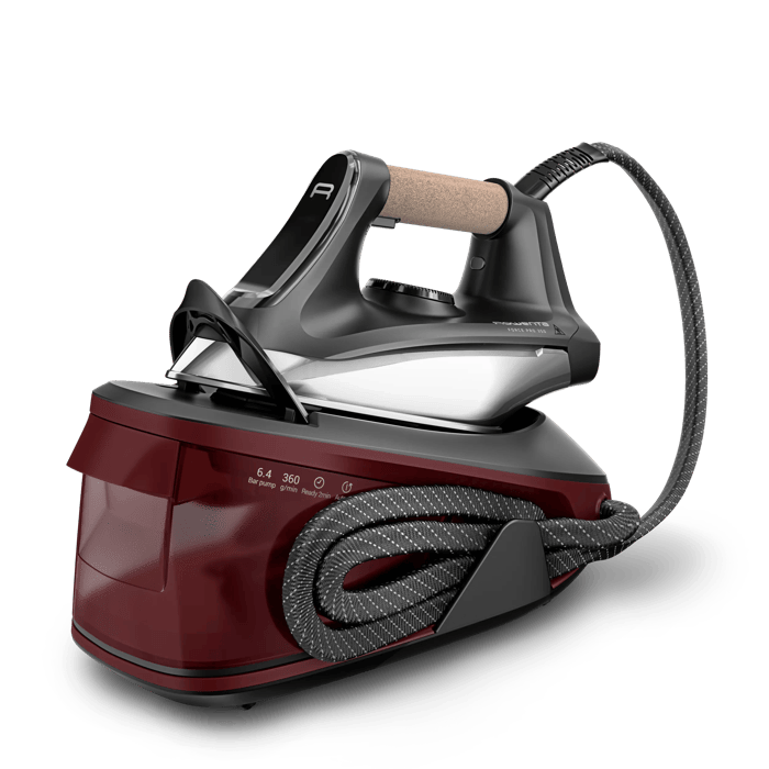 Rowenta Force Pro 350 de Rowenta, Centro de Planchado, Planchado Rápido y Eficiente, 2400 W, 120 g/min de Vapor, 6,4 bar