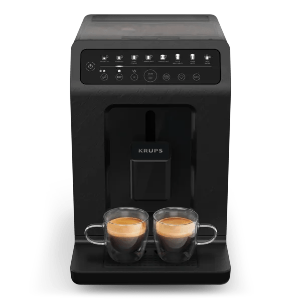 Moulinex Evidence, Cafetera Superautomática, Panel táctil, 8 recetas automáticas, Espumador de leche