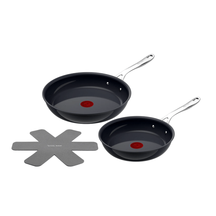 Tefal Jamie Oliver by Tefal Enjoy 3-delige pannenset 24/28cm + panbeschermer - inductie