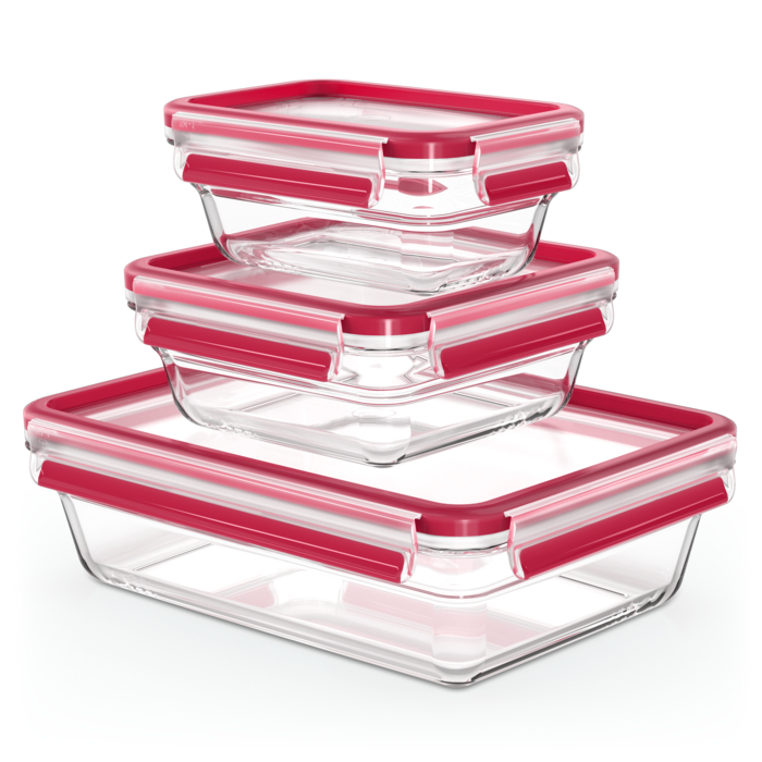 Tefal SET 3 HERMÉTICOS MASTERSEAL CRISTAL