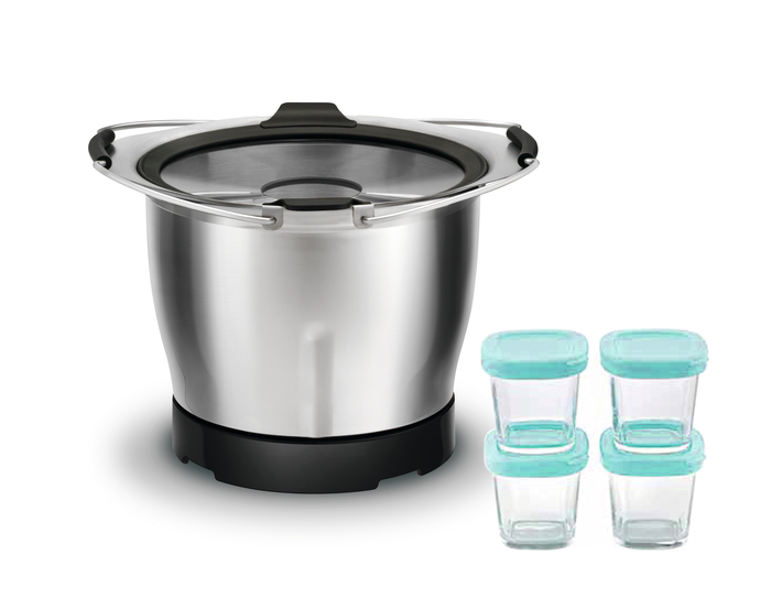Moulinex Mini taça + 4 boiões de bebé + 20 receitas XF387E10