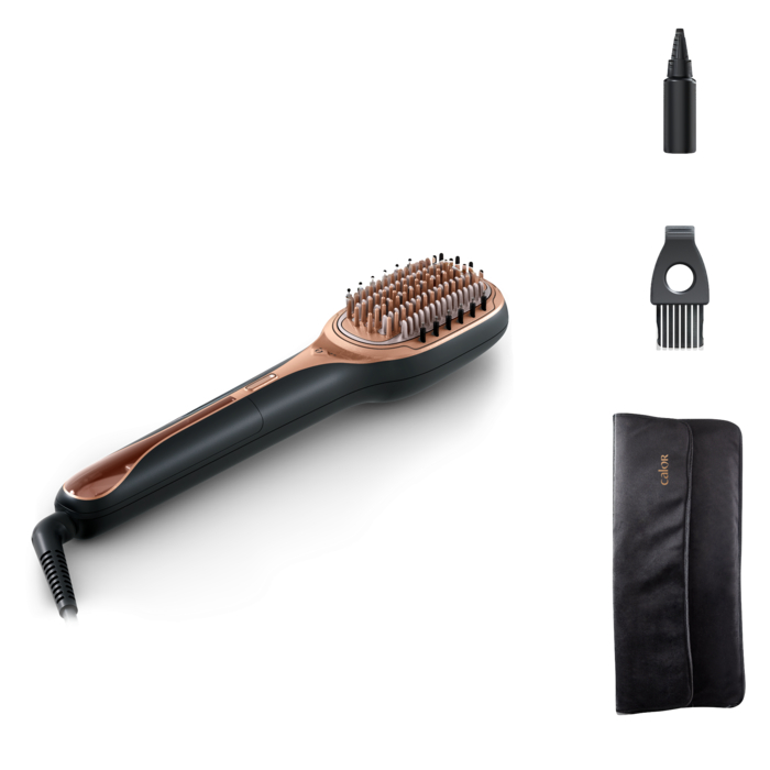 Calor Hair Therapist™  Brosse Réparatrice Vapeur  Soin des Cheveux  Douceur et Brillance  Calor Brosse réparatrice vapeur
