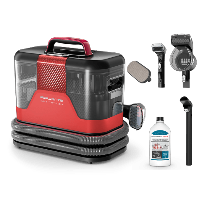 Rowenta Clean It Hot & Cold de Rowenta, Aspirador limpiatapicerías, 1150 W, Dos Modos De Limpieza en Caliente y Frío, Succión de hasta 13 kPa