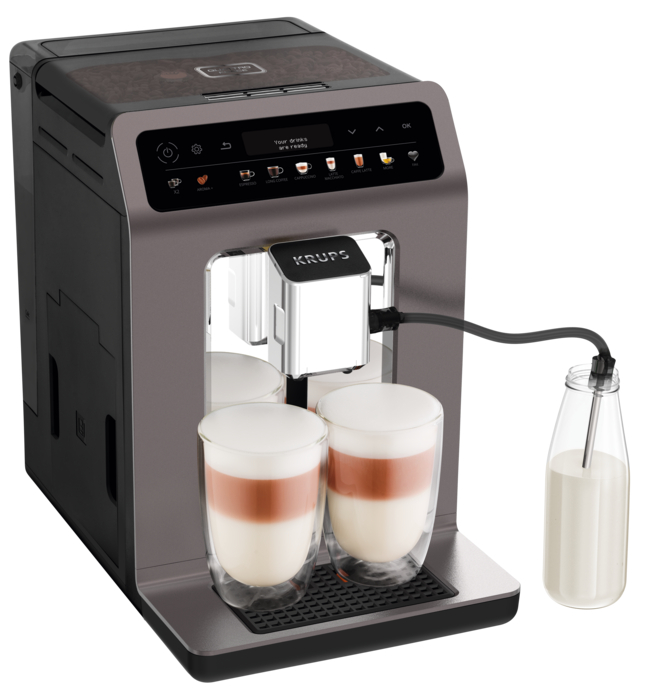 Krups Evidence One  Krups  Machine à café à grains  12 boissons  Interface tactile Expresso broyeur à café grains