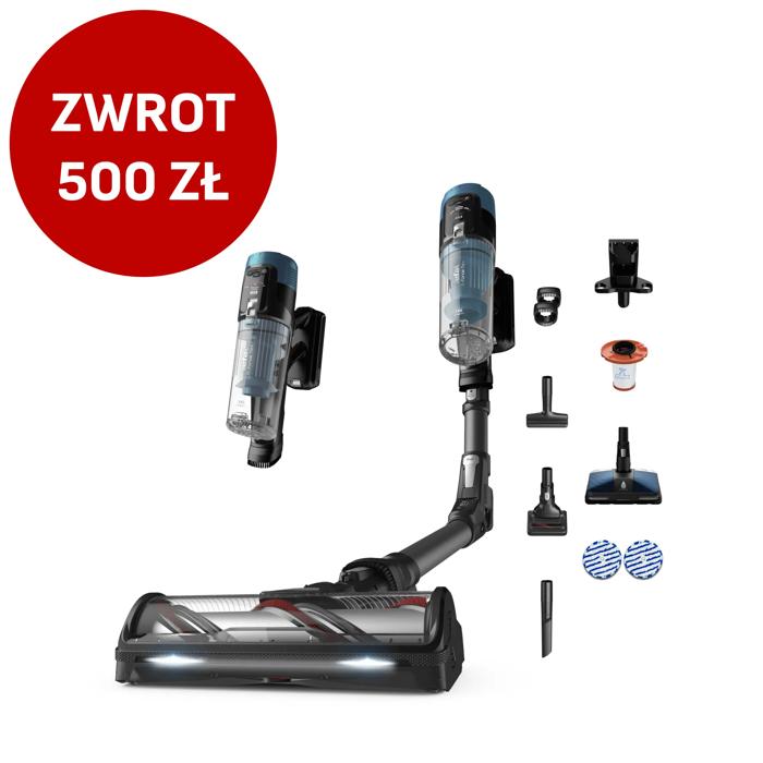 Odkurzacz bezprzewodowy, Tefal X-Force Flex 14.80, 240 AW, 120 min, mopowanie
