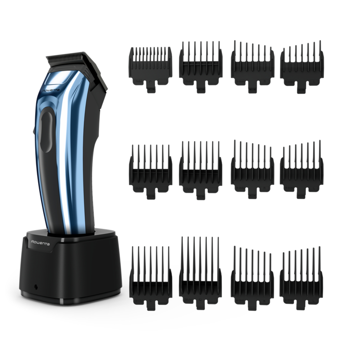 Rowenta Barber Experience  Tondeuse coupe homme pour cheveux et barbe inspirée des barbiers Tondeuse coupe cheveux et barbe