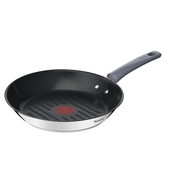 Грил тиган Tefal G7314055 DAILY COOK, 26 см, Thermo-Spot & Signal, Индукция, Сребрист