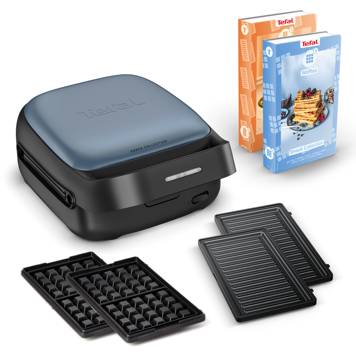 Tefal 2-in-1-sandwichmaker SW8674 Snack Collection Antiaanbaklaag, verwisselbare plaatsets, incl. receptenboek