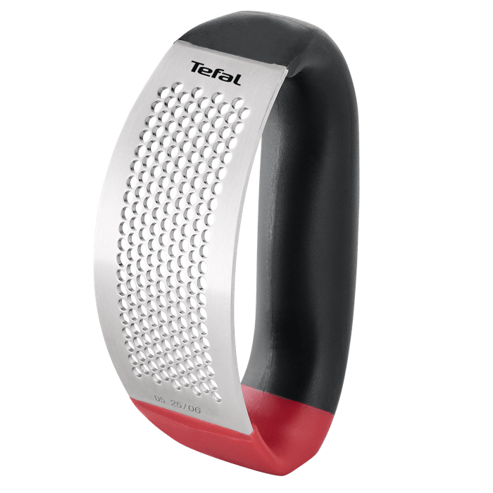 Tefal Ingenio+ Prensador de ajo, Triturado perfecto, Uso sin esfuerzo, Apto para lavavajillas, Negro y rojo
