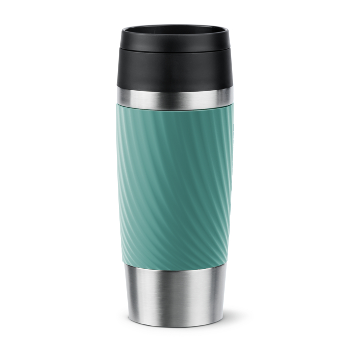 Tefal Classic Twist, Taza de viaje, 0,36 L, Turquesa