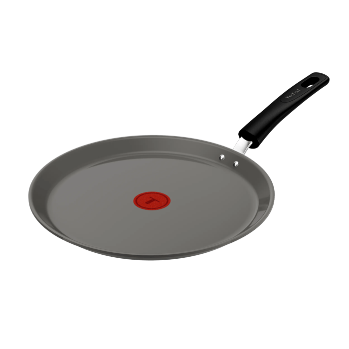Tefal Renew, Sartén para tortitas de 28 cm, Revestimiento cerámico antiadherente, Cuerpo de aluminio 100% reciclado, Thermo-Signal, Compatible con inducción