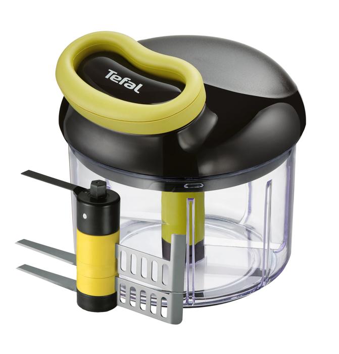 Tefal Picadora manual de 5 segundos 900 ml con kit de cuchillas para puré