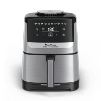 Easy Fry Silence, air fryer, 5 L, Technologie Silence, Système Easy Clean & Store, Inox