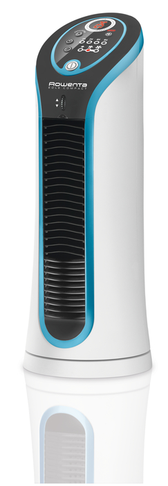 Rowenta Eole Compact de Rowenta, Ventilador de torre, 3 velocidades, silencioso, oscilación automática