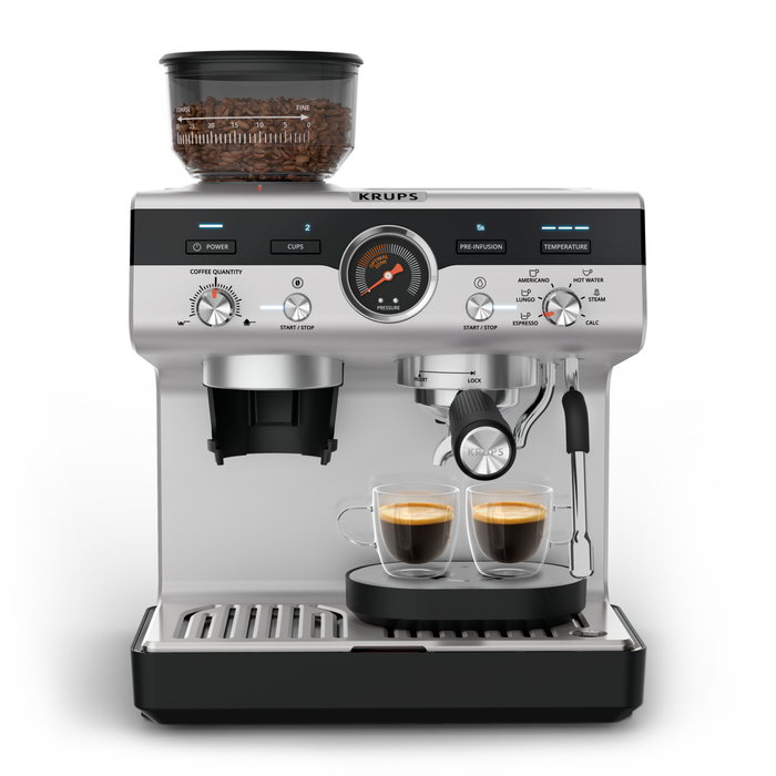 Krups Precision  Machine espresso manuelle avec broyeur Precision  Machine espresso manuelle avec broyeur