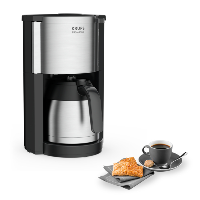 Krups PRO AROMA ISOTHERME NOIR INOX Cafetière filtre isotherme