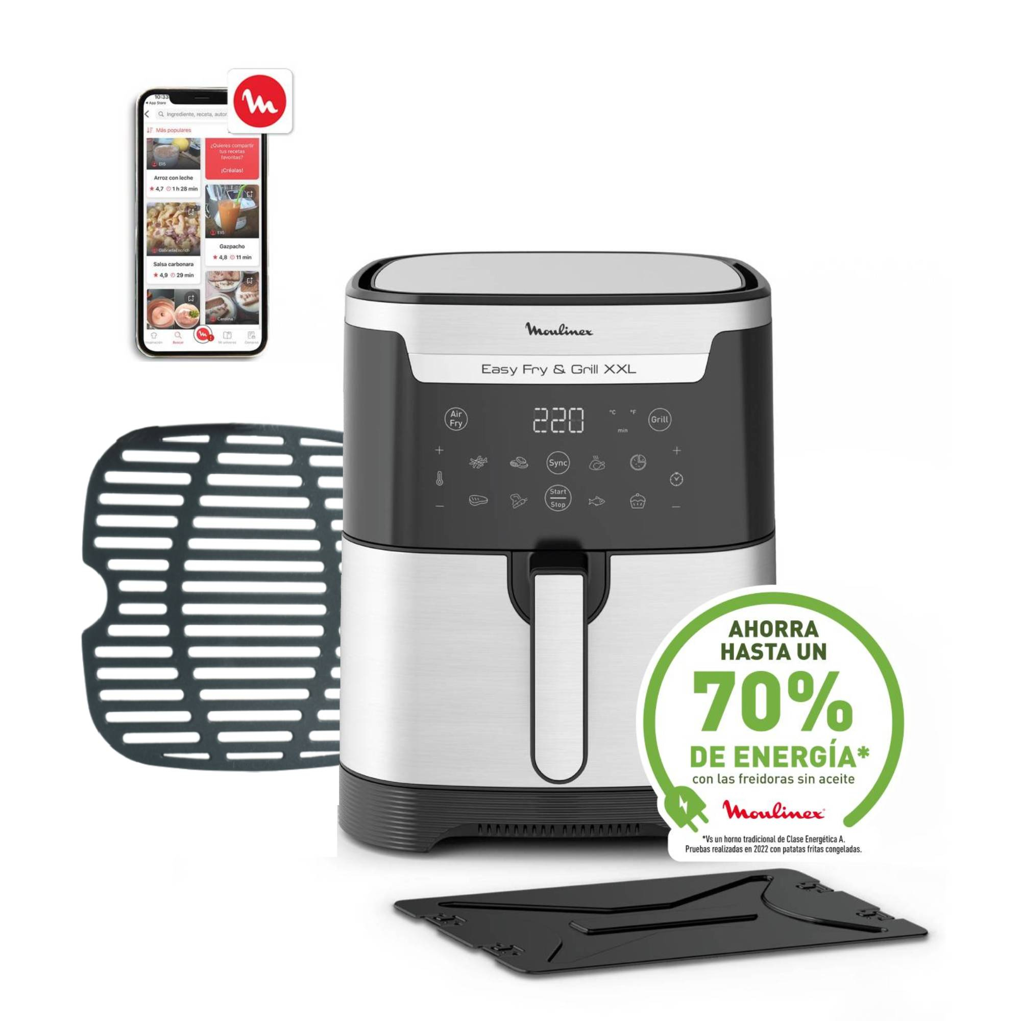 Moulinex Easy Fry & Grill XXL EZ801D Desde 93,49€ | Comparar Precios ...