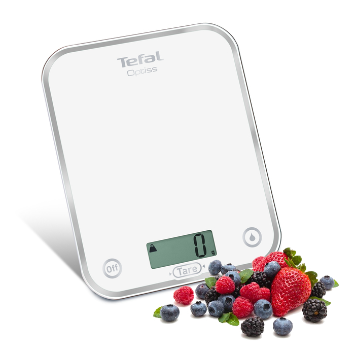 Tefal Optiss BC5000VO Digitale Keukenweegschaal - Tot 5 kg - Wit