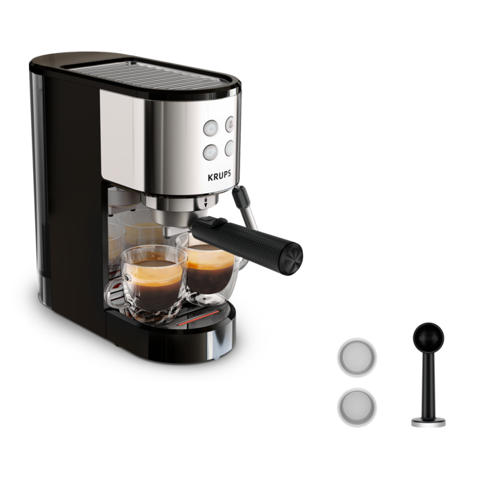 Krups Cafetière expresso manuelle Virtuoso Essential Machine à Expresso manuelle Virtuoso Essential