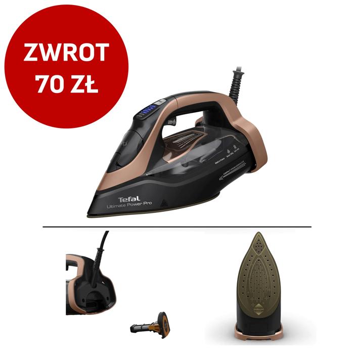 Żelazko parowe, Tefal Power, 3200W, mocne, automatyczne wyłączanie