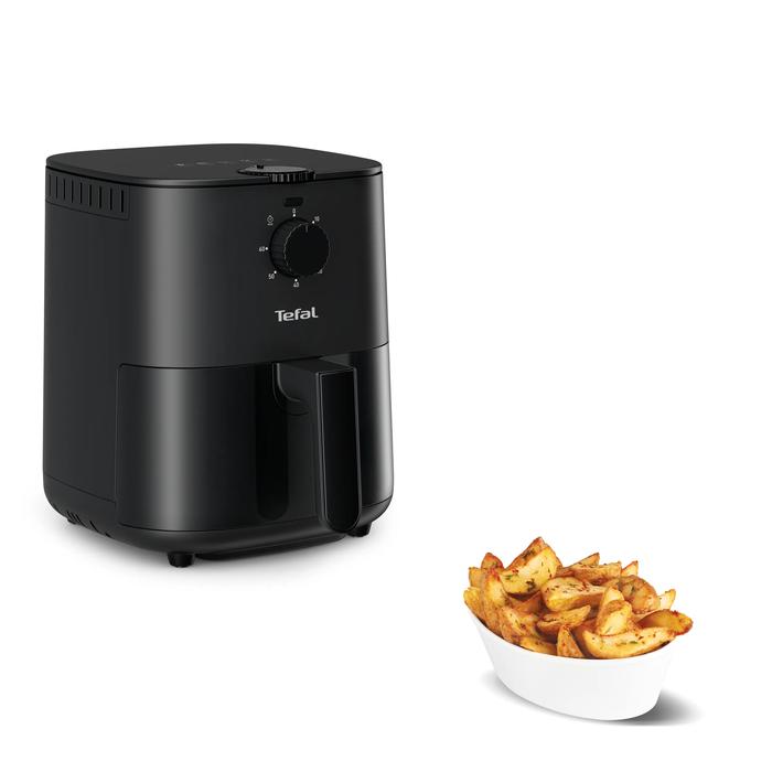 Фритюрник с горещ въздух Tefal Easy Fry Essential EY130815, 3,5 л, 1030 W, Черен