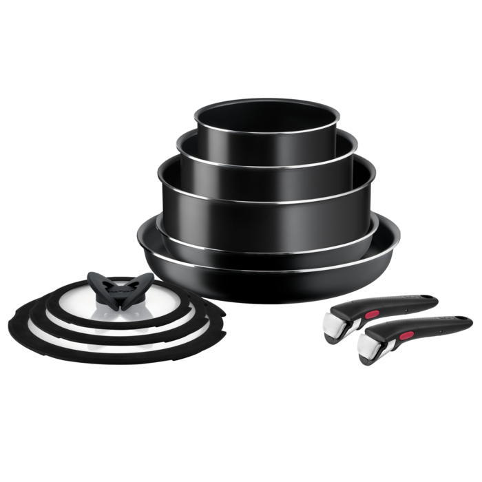 Zestaw garnków i patelni TEFAL INGENIO EASY COOK&CLEAN - 10 elementów