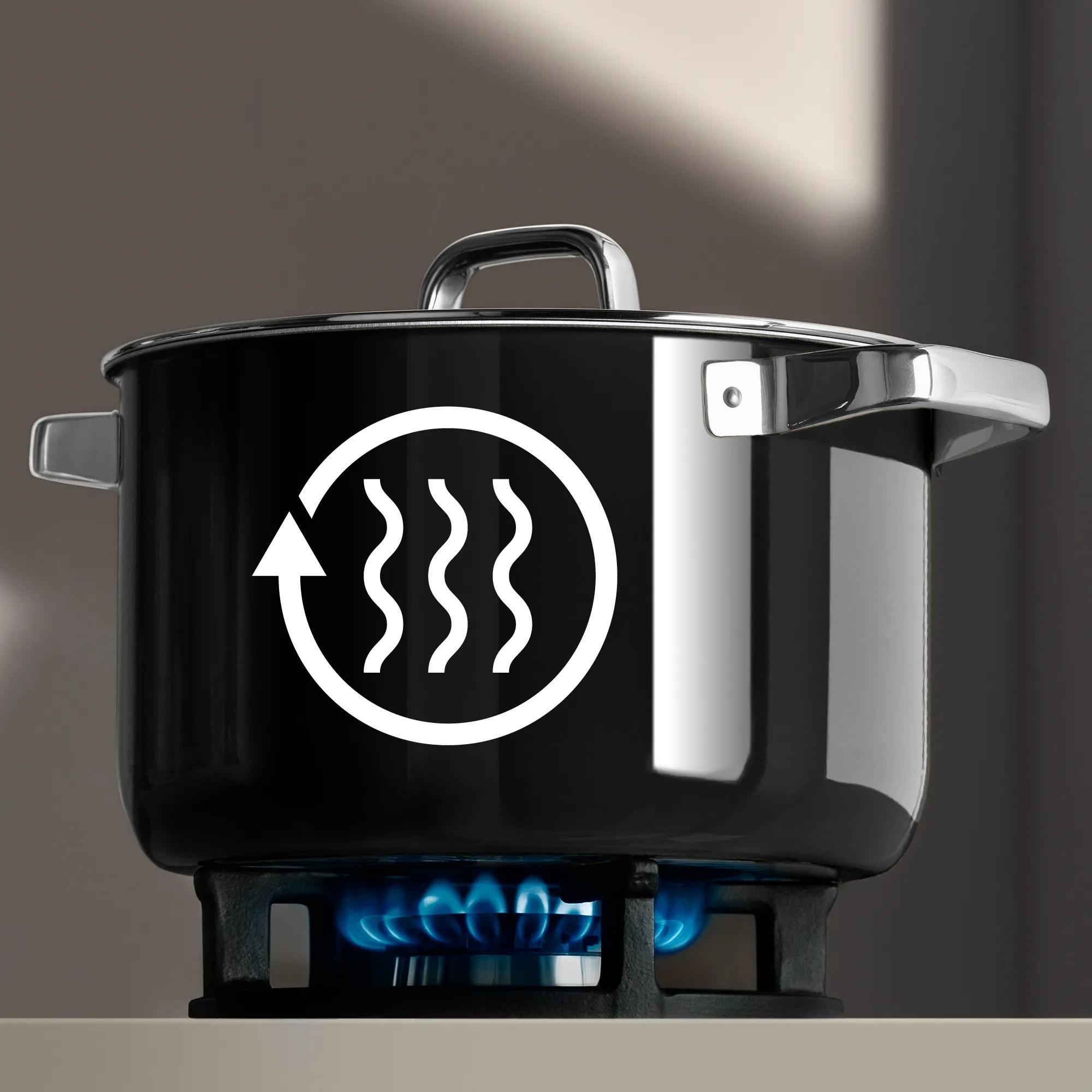 WMF Fusiontec Tencere Seti 4 Parça Siyah