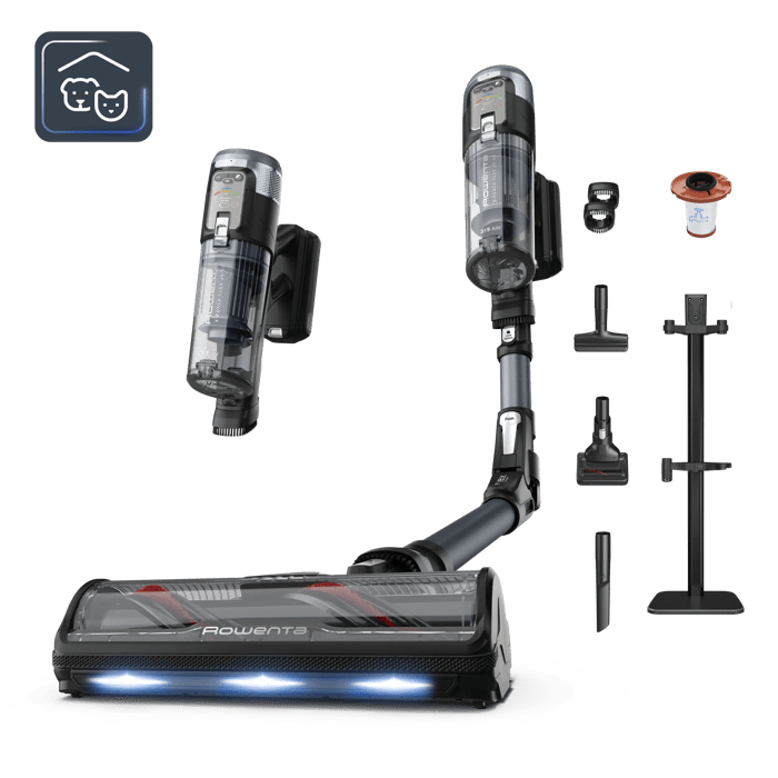 Rowenta X-Force Flex 16.60 de Rowenta, Aspiradora Escoba sin Cable, 315 AW, Animal Care