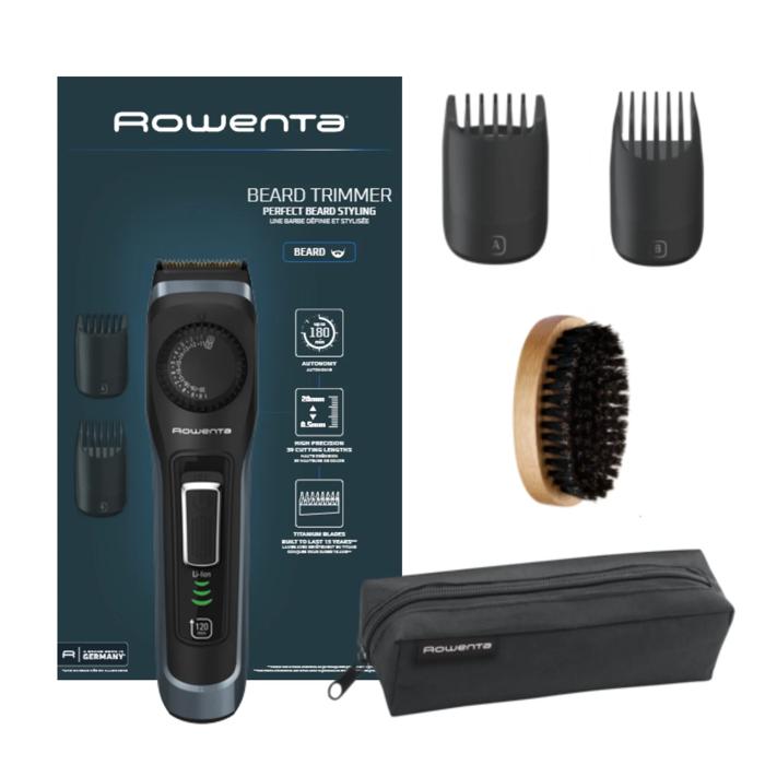 Rowenta Virtuo de Rowenta, Barbero, Autoafilado de cuchillas, Alta precisión, Diseño compacto, Gran autonomía