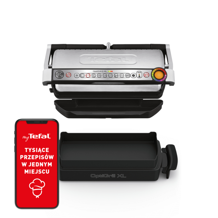 Grill elektryczny TEFAL OPTIGRILL+ SNACKING&BAKING XL GC724D