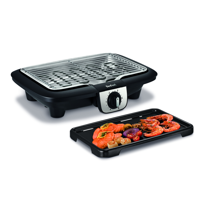 Tefal Easy Grill 2 en 1, Superficie de cocción de 37x23 cm