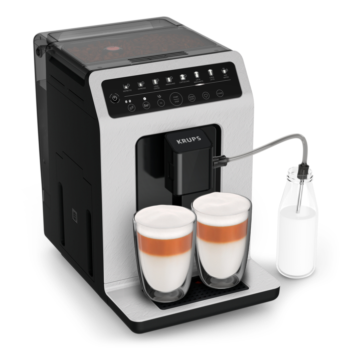 Krups Evidence Eco‑Design Nube  Krups  Machine à café à grains  8 recettes café et latte Expresso broyeur à grains