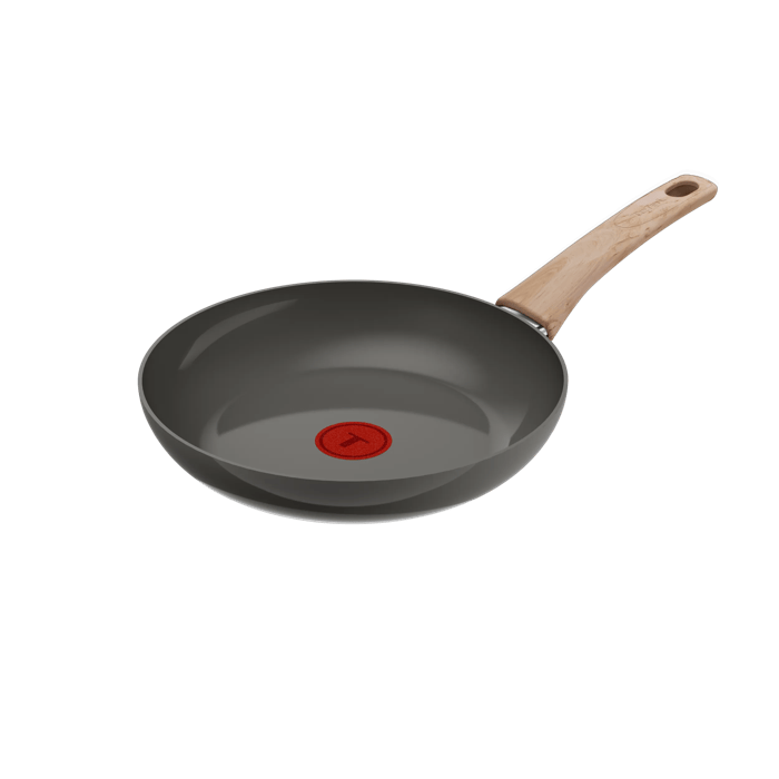 Tefal Renew, Sartén 24 cm, Revestimiento cerámico antiadherente, Cuerpo de aluminio 100% reciclado, Thermo-Signal, Compatible con inducción
