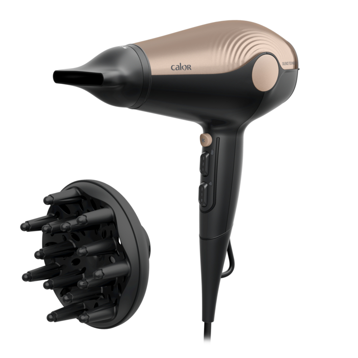 Calor Ultra Silence  Sèche-cheveux  2 100 Effiwatts  Niveau Sonore Bas  Calor Sèche-cheveux